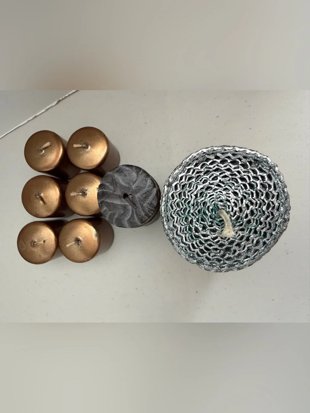 🩶🤎💛DOE A DEAR Beeswax Candle🕯️Lot of 8 NEW Glass Heart Shape Bowl NWT